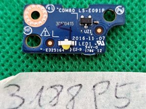 Dell Precision 3520 ploča s indikatorskim svjetlom za prijenosna računala LS-E091P CDM80 - originalni OEM dijelovi za prijenosna računala