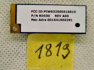 Dell Wireless 350 TrueMobile Bluetooth 2.0 ModuleCard 0RD530 RD530 - originalni Dell dio