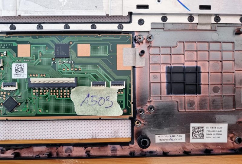ZA DELL Latitude E5570 M3510 C-shell Kućište odmorišta za dlan A151N5 A151N6 - Slika 2