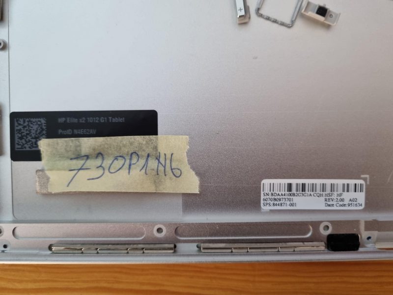 Za HP Elite X2 1012 G1 A shell 844871-001 Gornji poklopac Stražnji poklopac - Slika 3