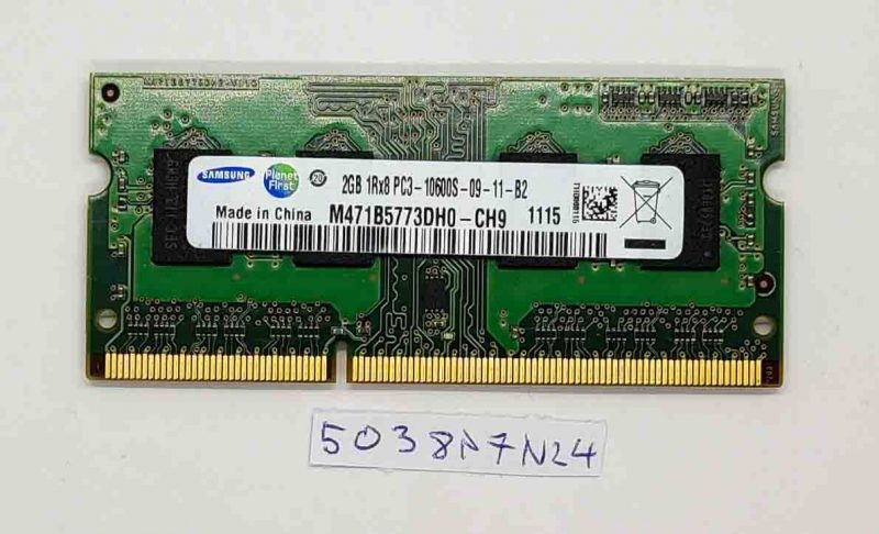 Fujitsu LifeBook AH531 2GB 1Rx8 PC3-10600S RAM memorija prijenosnog računala – originalni zamjenski dio