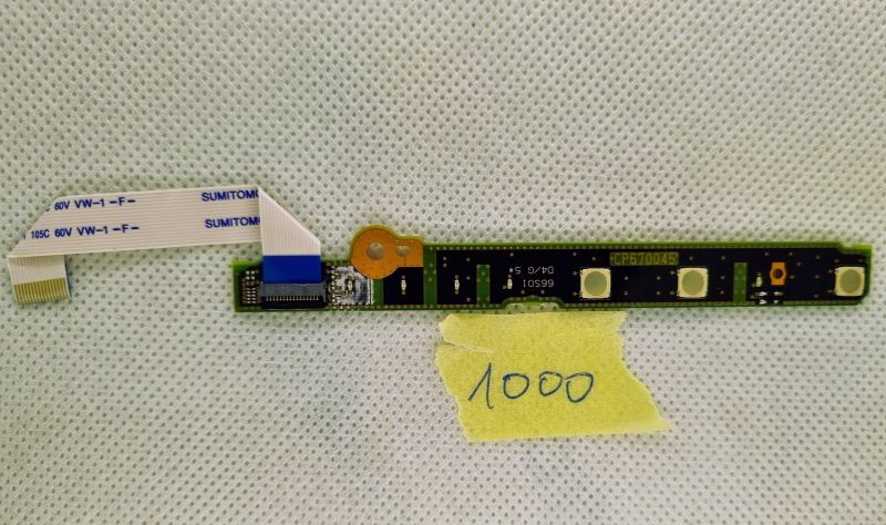 Fujitsu LifeBook U745 Powerbutton medijska ploča s kabelom CP670045