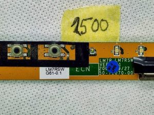 Fujitsu Siemens 50-71070 Amilo V2030 LED modul Power Media Switch ploča LM7RSW
