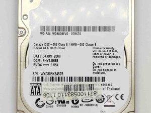 Tvrdi disk Fujitsu Siemens Esprimo Mobile D9500 wd800evs 80 GB – originalni zamjenski dio