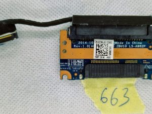 ORIGINALNI DELL LATITUDE E7450 SATA KONEKTORSKA PLOČA TVRDOG DISKA s KABELOM 2N4J0 02N4J0