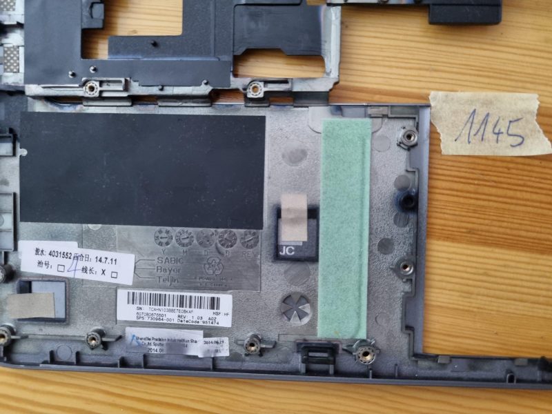 Originalni oslonac za dlanove od 14 inča s dodirnom podlogom - HP EliteBook 840 G1 - 730964-001 - Slika 2