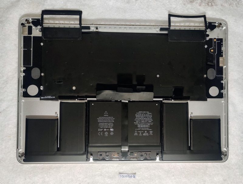 Originalni Apple MacBook Pro 15 A1398 2013-2014 UK tipkovnica s naslonom za dlan + podloga + baterija - Slika 2