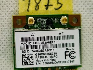 Originalna Atheros AR5B195 N150 802.11n bežična BT 3.0 Mini PCIe kartica PA3894U-1MPC