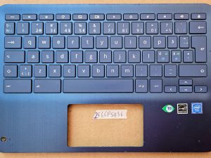 Originalna tipkovnica CHROMEBOOK X360 11 G3 EE s naslonom za ruku - L92214-001 L92215-001 - OEM dijelovi za prijenosna računala