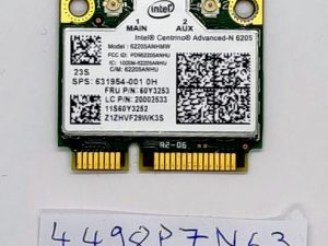 Originalna bežična kartica Centrino Advanced-N 6205 za dijelove prijenosnog računala LENOVO ThinkPad FRU 60Y3253