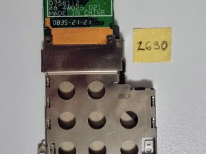 Originalni čitač kartica Dell Inspiron 1525 PP29L PCMCIA 48.4W025.021 dijelovi prijenosnog računala