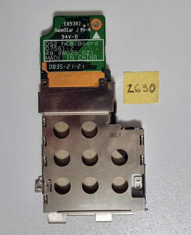 Originalni čitač kartica Dell Inspiron 1525 PP29L PCMCIA 48.4W025.021 dijelovi prijenosnog računala