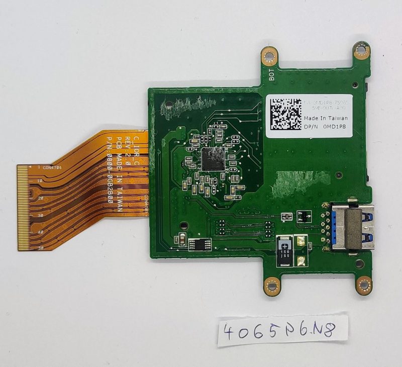 Originalni Dell Latitude 12 Rugged Extreme 7204 USB čitač SD kartica wCable MD1P8 0MD1P8 - Slika 2
