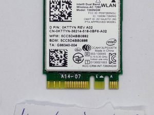 Originalni Dell XPS 12 9Q33 P205 Dual Band WIFI BT ploča bežične kartice CN-0KTTYN KTTYN