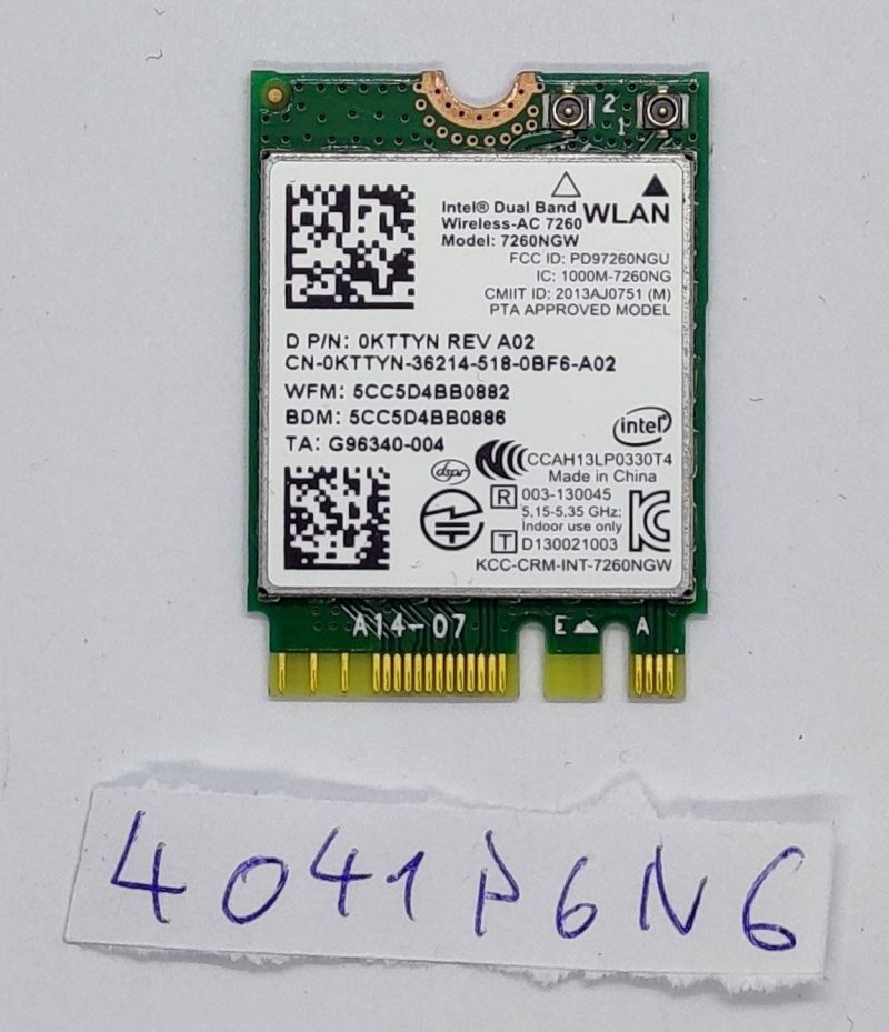 Originalni Dell XPS 12 9Q33 P205 Dual Band WIFI BT ploča bežične kartice CN-0KTTYN KTTYN