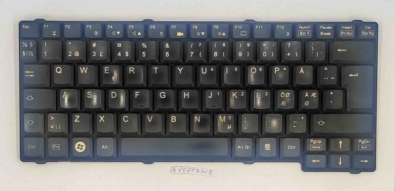 Originalna Fujitsu Siemens Esprimo D9500 M9400 V5515 nordijska tipkovnica X-YBKB zamjena