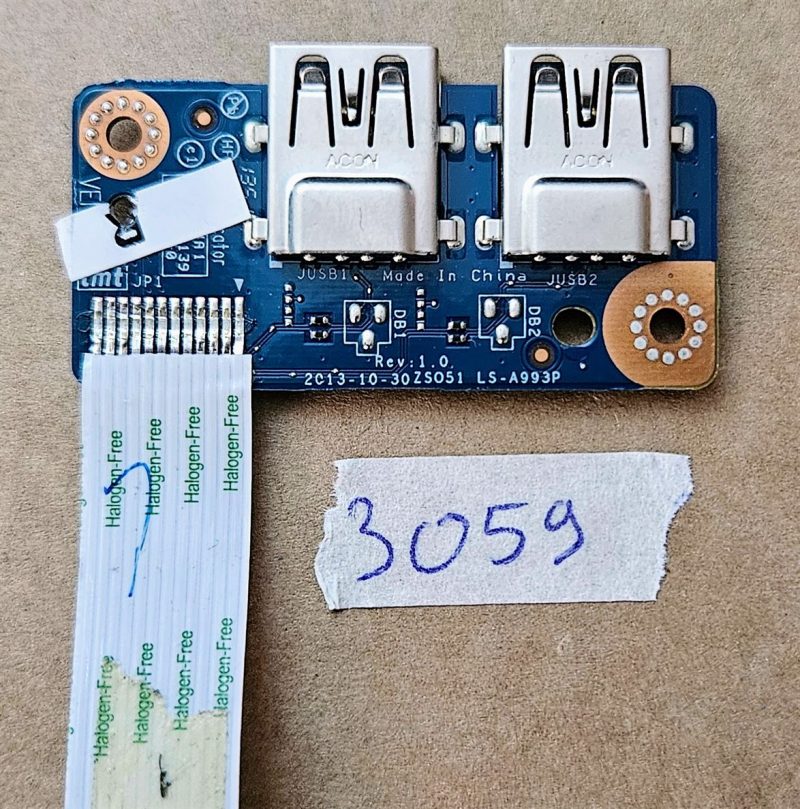 Originalni HP 15-R / 15-H / 15-S / 15-G USB ploča s kabelom LS-A993P dijelovi prijenosnog računala Brza dostava