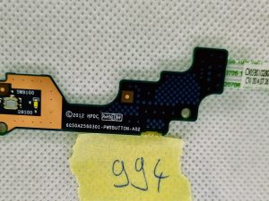 Originalni HP EliteBook 840 850 G1 ZBook 14 Series ploča s gumbom za uključivanje 6050A2560301