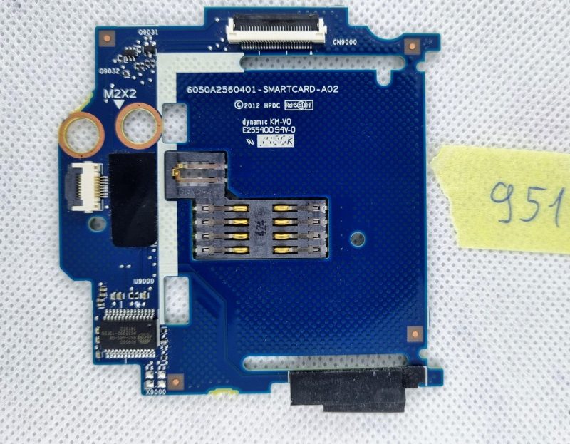 Originalna ploča čitača pametnih kartica za prijenosna računala serije HP EliteBook 840 G1 6050A2560401