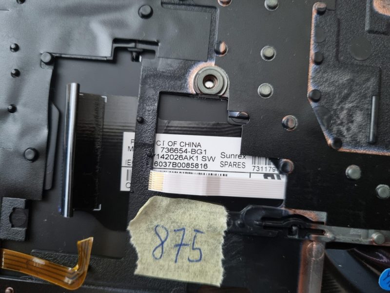 Originalni HP EliteBook 840 G1 Series oslonac za ruku + senzor otiska prsta + tipkovnica 730964-001 - Slika 4