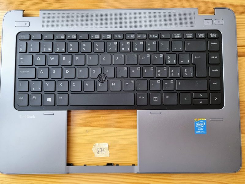 Originalni HP EliteBook 840 G1 Series oslonac za ruku + senzor otiska prsta + tipkovnica 730964-001