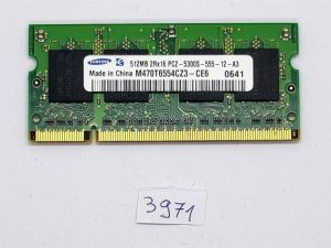 Originalna Samsung memorija 1GB DDR2 PC2-5300 DDR2-667MHz SoDimm 414046-001