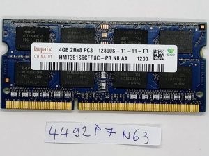 Originalni Hynix 4GB PC3-12800 DDR3 1600MHz Non-ECC Unbuffered RAM memorijski modul za prijenosno računalo
