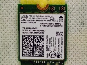 Originalna Intel Dual Band bežična AC-3160 kartica + Bluetooth 3160NGW 802.11ac M.2
