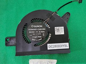 Originalni ventilator za hlađenje procesora prijenosnog računala za Dell Latitude 5580 5590 E5591 09VK27 9VK27 Tiho i učinkovito hlađenje Brza dostava širom svijeta