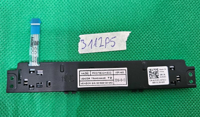 Tipke originalne Latitude E7470 PK37B00H500 Touchpad - Model CN-A151E1-GJK00-1BF-0470-A00MAI - Slika 2
