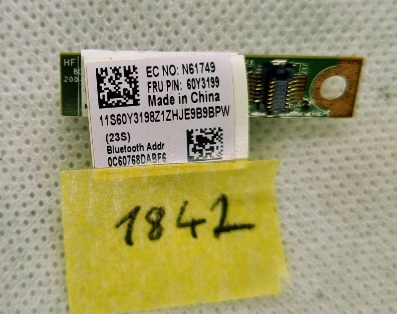 Originalna Bluetooth kartica serije Lenovo ThinkPad Mini 10 X100E 60Y3199