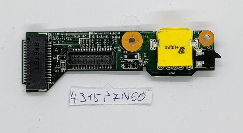 Originalno prijenosno računalo Lenovo ThinkPad T420S T430S DC Power Jack 04W3997