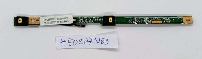 Originalni Lenovo ThinkPad X230 Mic Mikrofon LED ploča P/N 0B65355 FRU 04W3732