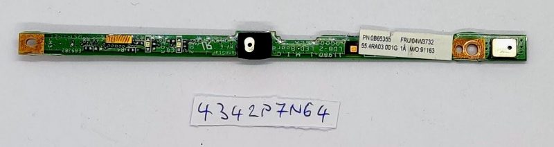Originalni Lenovo ThinkPad X230 Mic Mikrofon LED ploča P/N 0B65355 FRU 04W3732
