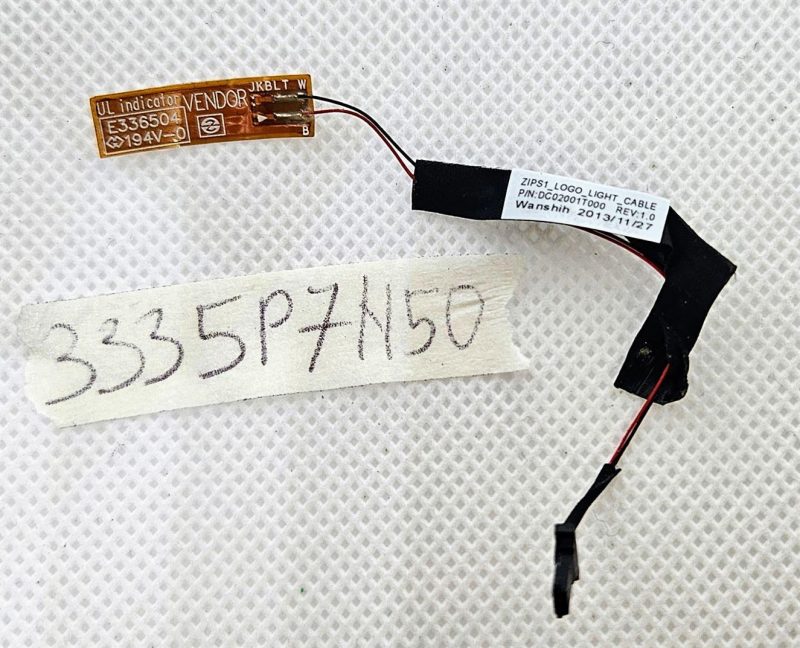 Originalni Lenovo ThinkPad Yoga S1 Logo LED + kabel DC02001T000 ZIPS1 - OEM zamjena