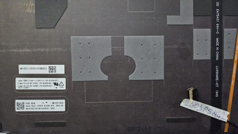 Originalni stražnji poklopac LCD zaslona Lenovo Thinkpad X1 Carbon 7. generacije - OEM zamjena - Slika 3
