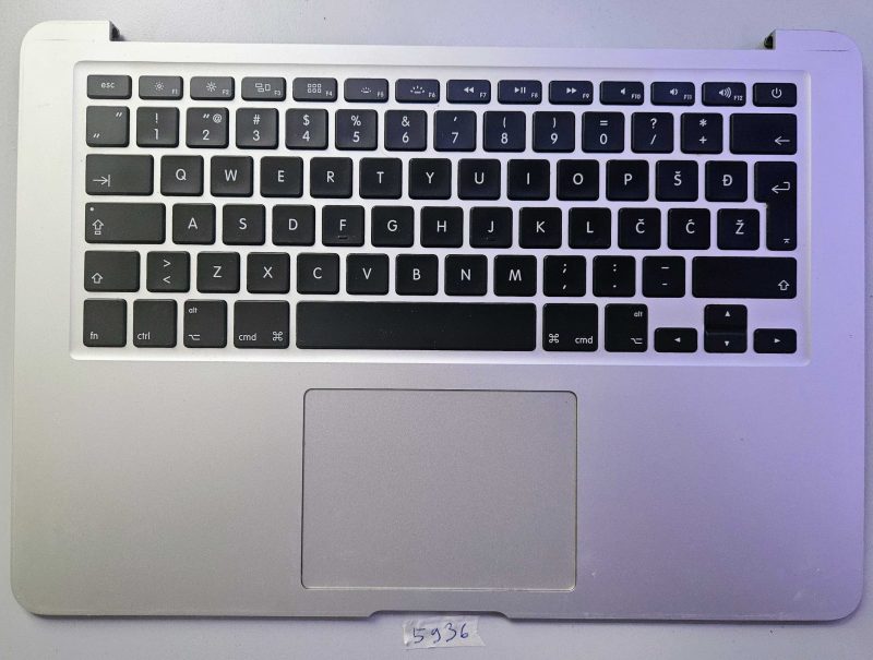 Originalna MacBook Air A1466 tipkovnica s naslonom za dlanove 13" početkom 2014. – dijelovi prijenosnog računala za popravak