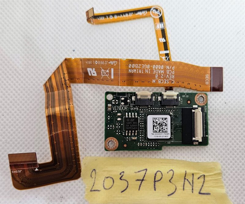 Originalni OEM Dell Latitude 14 Rugged Extreme 7404 USH spojna ploča 0D66DP D66DP w kabeli