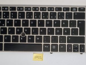 Originalna švedska QWERTY tipkovnica za HP prijenosno računalo 8560p 8570p - dio br. 701986-B71 9Z.N6GUF.KOW
