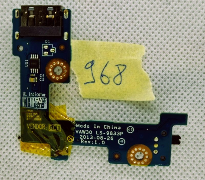 Originalna ploča s USB priključkom s kabelom - Dell Latitude E5440 - LS-9833P