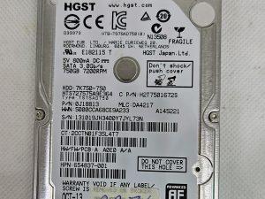 HGST 750GB 2.5" SATA HDD 7K750-750 7200RPM 3.0Gb/s tvrdi disk za prijenosno računalo