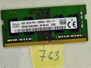 HMA851S6DJR6N-XN HYNIX MEMORIJA LAPTOP MEMORIJA - 4GB 1RX16 PC4-3200AA-SC0-11