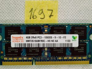 HMT351S6BFR8C-H9 ORIGINALNA HYNIX MEMORIJA ZA LAPTOP 4GB PC3-10600S DDR3 SODIMM HP RAM