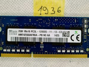 HMT425S6AFR6A-PB HYNIX 2GB PC3L-12800S-11-13-C3 DDR3L RAM memorijski modul za prijenosno računalo