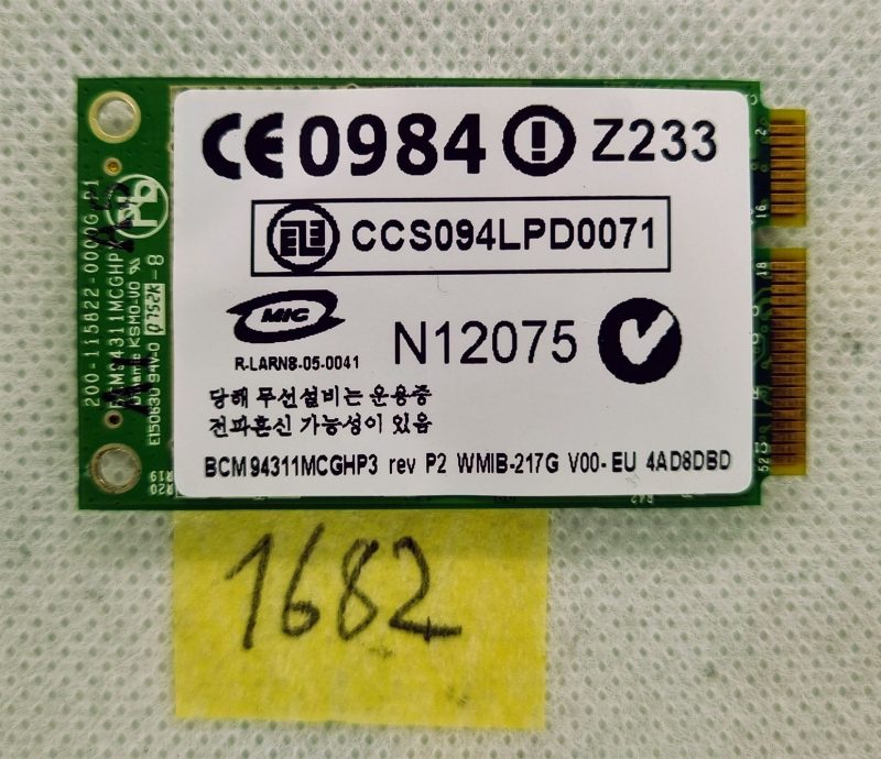 HP 441090-002 WIRELESS LAN 802.11BG MINI PCI ADAPTERSKA KARTICA - Slika 2
