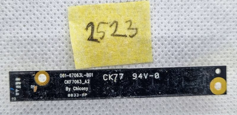 Ploča kamere za prijenosno računalo HP 6735S 001-67063L-B01 CKF7063_A2 - originalni zamjenski dio - Slika 2
