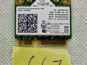 HP 717384-001 Intel 7260HMW BN 802.11n Wireless-N 7260 PCI-E Half Mini kartica