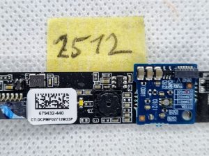 Web-kamera za prijenosno računalo HP 8460P serije sa senzorom PN 679432-440 - originalna zamjena