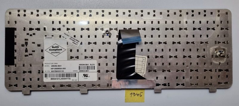 Zamjena tipkovnice za HP EliteBook 1659 8760 - originalna tipkovnica za prijenosno računalo - Slika 2