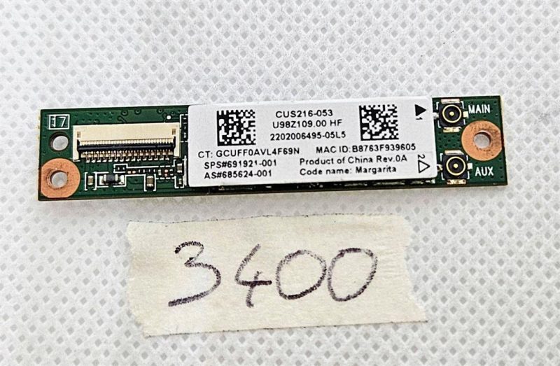 HP ElitePad 900 G1 1000 G2 bežična WiFi mrežna kartica 691921-001 - originalna zamjena